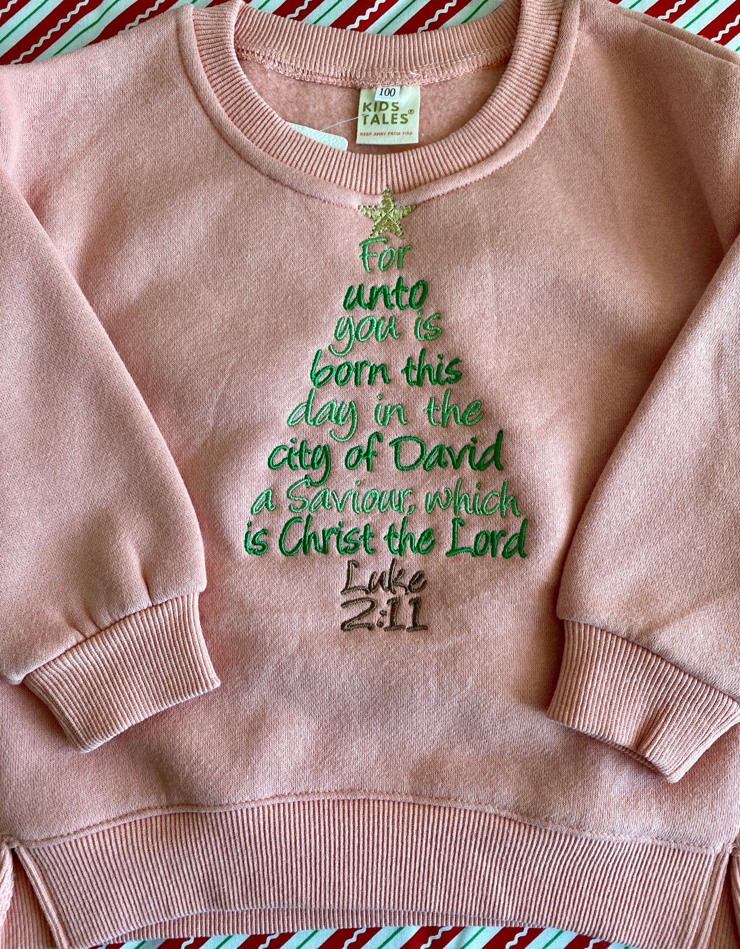 Luke 2:11 Embroidery