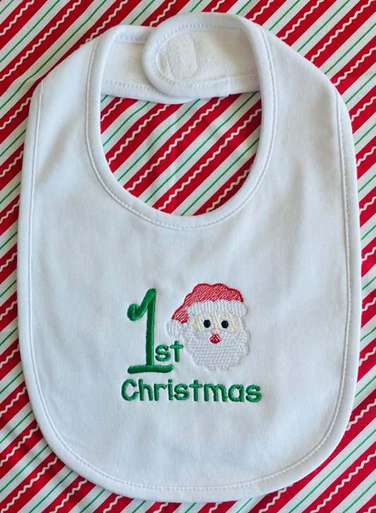 1st Christmas Bib